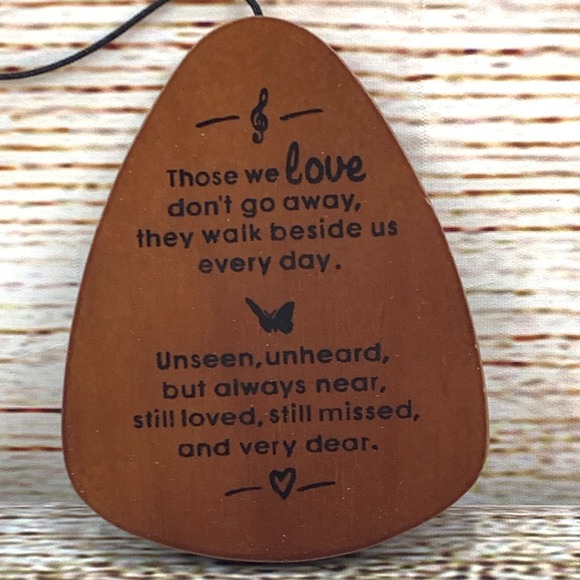 Sympathy‎ Wind Chimes Memorial Gift Those We Love Remembrance Garden - Picture 3 of 7